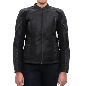 Nouvel arrivage de vestes de moto à manches longues faciles à porter respirantes et à col montant en bon tissu en polyester de haute qualité - Product Image 1