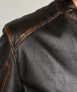 Chaquetas de cuero de piel de oveja genuina para hombre hechas en Sialkot Pakistán precio bajo barato - Product Image 4