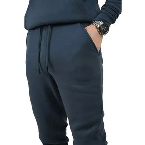 Pantalon de jogging en éponge de coupe régulière Performance Active avec logo personnalisé Pantalon de survêtement respirant pour homme avec poches zippées et cordon de serrage pour entraînement - Product Image 6