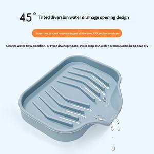 Hot-selling New Product Japanese-style Bathroom Kitchen Drainage Mat Storage Tray Creative <b>Soap</b> <b>Holder</b> with Customizable logo - Product Image 3