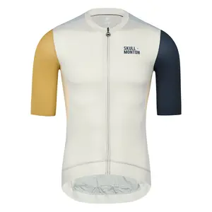 Maillot de cyclisme à manches courtes pour hommes, maillot de cyclisme, équipe professionnelle, personnalisé, sublimé