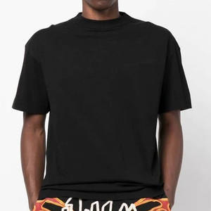 T-shirts décontractés pour hommes, logo personnalisé, coupe ajustée, 100% coton - Product Image 2