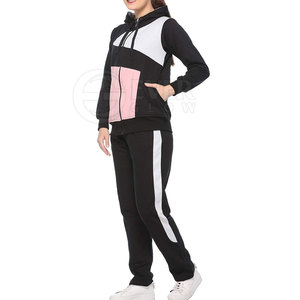 Jogger de mujer con logotipo personalizado, ropa deportiva de 2 piezas, chándal de sudor, traje deportivo para correr, chándales de mujer - Product Image 2