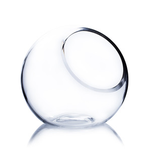 VBW6106 - Slant Bubble Bowl <b>Vase</b> - 5.5 - Product Image 1