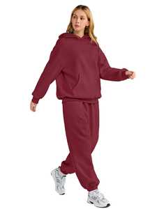 Nuevo Conjunto Deportivo con Capucha para Mujer, Calidad Premium 2025, Estampado, Grueso, Ecológico, Transpirable, Ropa Casual de Invierno - Product Image 2