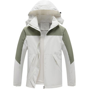 Chaqueta cortavientos con cremallera impermeable para chaqueta de mujer a prueba de viento de estilo de patrón personalizado de calidad superior - Product Image 1