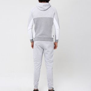 Customized Logo 100% Cotton Streetwear Men's Winter Tracksuit-Crew Neck Drawstring Closure Breathable & Eco-Friendly Lightweight - Product Image 3