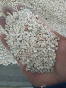 Guijarro blanco lechoso de Vietnam, grava de 2-3mm y 2-4mm para suelo epoxi, superficie encuadernada de resina, hormigón agregado expuesto, alta calidad - Product Image 4