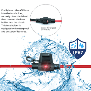 Porte-fusible en ligne PTT LED ASP avec capuchon (TPV) - Product Image 4