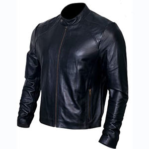 Chaquetas con cremallera para hombre, abrigos Vintage con bolsillos para motocicleta, prendas de vestir de cuero de imitación para motorista, envío directo - Product Image 2