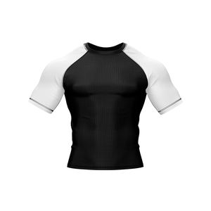 MMA Formation Jiu Jitsu Rash Guard Personnalisé Rash Guard Top Boxe Grappling Rash Guard Fitness Hommes Compression Chemise - Product Image 4