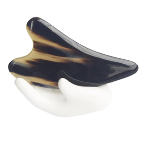 La mayoría de la calidad Cuerno de búfalo Goa Sha Masajeador herramientas Terapia Gua Sha Masajeador Tabla de raspado Precio barato - Product Image 6