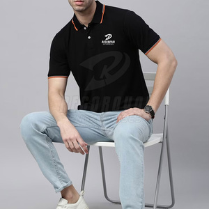 เสื้อโปโลทำจากวัสดุที่ดีที่สุดเสื้อยืดโปโลออกแบบด้วยตัวเองเสื้อยืดโปโลสไตล์ใหม่ - Product Image 4