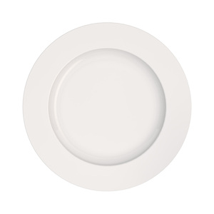Assiette en mélamine plastique ORNAMIN pour restaurants, hôtels, usage commercial |   Sans BPA |   Durable |   Compatible lave-vaisselle |   27 cm - Product Image 1