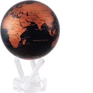 MS INC With Acrylic Metal World Map Globe Stand Geographic School Student Teaching Educational Office Table Decoration Globe