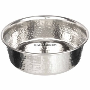 Cuenco para perros de acero inoxidable de primera calidad, cuenco grande antideslizante duradero para Alimentación de Mascotas para perros y gatos, cuenco con suministros de soporte de madera - Product Image 1