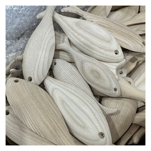 Grand tambour à poisson en bois avec résonance claire pour le chant bouddhiste fabriqué à la main à partir de bois naturel de haute qualité - Product Image 3