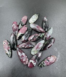 พลอยทับทิมซูไซต์ธรรมชาติขนาด10X30มม. สำหรับการทำเครื่องประดับ - Product Image 1