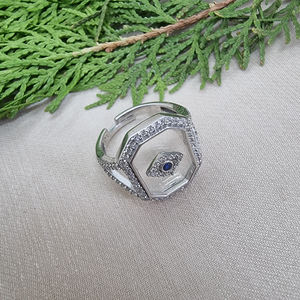 Letras personalizadas de Plata de Ley 925, joyería fina de diseño de Arte Turco de lujo - Product Image 1