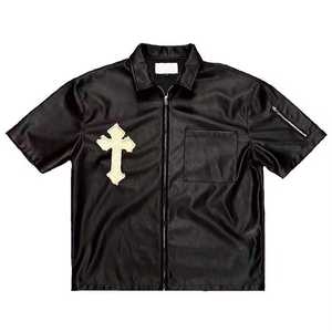 เสื้อเชิ๊ตหนังนิ่มสำหรับผู้ชายเสื้อเชิ๊ตสำหรับผู้ชายดีไซน์ผลิตจากปากีสถาน - Product Image 4