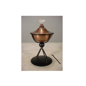Torche Tiki en Cuivre Nickel Fini Mosaïque avec Support en Métal pour Jardin Patio Balcon Intérieur Extérieur Fête Éclairage Utilisation Décorative - Product Image 3