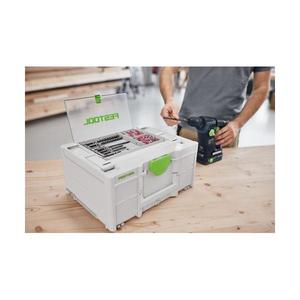 Festool SYS3 D5-12 SDS <b>Drill</b> <b>Bit</b> Set for Masonry & Concrete 6-Piece in <b>Case</b> BKS - Product Image 3