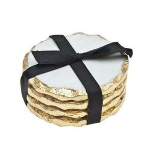 Elegant design marble coasters with premium quality finished and contemporary styling for <b>table</b> decor - Product Image 1