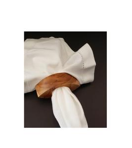 Elegante servilletero de madera para mesa de comedor formal, hogar, cocina, fiesta, granja, Decoración de mesa rústica - Product Image 1