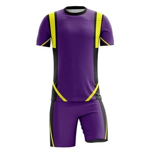 Uniformes de fútbol unisex lisos simples de color sólido, sublimación personalizada, uniformes de fútbol hechos de alta calidad - Product Image 4