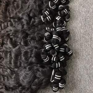 Venta al por mayor cómodo vietnamita Virgen Remy Extensiones de cabello Natural máquina recta doble trama Color negro cabello humano para - Product Image 5