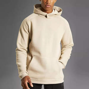 Diseño personalizado 400gsm Heavy Hip Hop Sudadera con capucha de gran tamaño Hombres en blanco Algodón 100% Sudadera con capucha Heavy Thick Heavyweight Hoodie - Product Image 1