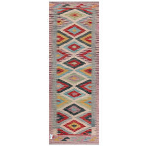 Tapis kilim d'Afghanistan Maimana 204 x 73 cm, ensemble de tapis traditionnels afghans - Product Image 1