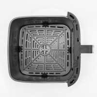 Friteuse à air moderne sans huile de 8 litres en acier inoxydable avec cuisson rapide, contrôle numérique, multifonction, pièces détachées incluses