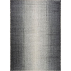 <b>Jean</b> Grey & Black Hand Loom Wool Rugs Classic 10mm Jacquard Technique Rectangular Hallway & Room Bedside Rugs-Hwl-107 - Product Image 1