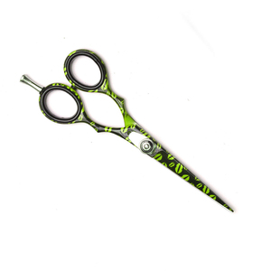 Tijera de corte de pelo de acero inoxidable alemán Tijeras de salón de acero inoxidable con tornillo ajustable y reposapiés - Product Image 5