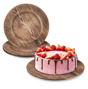 Plato cargador de madera al por mayor para servir comida caliente plato de madera y utensilios de cocina y uso en restaurantes - Product Image 6