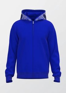 Sweats à capuche zippés de haute qualité avec logo intégral personnalisé Long polyester imperméable et tricoté pour hommes femmes pour la saison d'hiver Fourniture OEM - Product Image 2