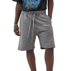 Pantalones cortos 3D ecológicos de 380g para hombre, pantalones cortos de baloncesto sueltos transpirables, técnica teñida lisa, sueltos transpirables de 380g - Product Image 5