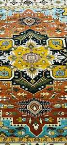 Alfombras de lana anudadas a mano personalizables Sherapi Patrón abstracto hecho a mano para uso doméstico o hotelero - Product Image 2