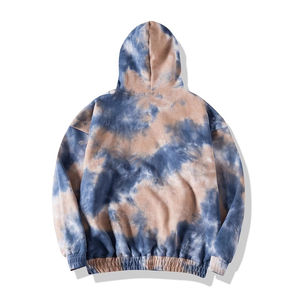 Sudadera Unisex con Logo y Estampado Tie Dye Personalizado, Jersey de Talla Grande, Sudadera con Capucha, Mezcla de Algodón, Ropa de Calle para Hombre - Product Image 4
