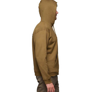 Sudadera con capucha apilada básica para hombre, tela de algodón suave para moda callejera, Sudadera con capucha apilada para hombre de gran tamaño - Product Image 3