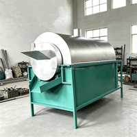 Machine de torréfaction électrique pour graines de tournesol, graines de citrouille, graines de soja et arachides, capacité 50-200 kg/h, vente chaude