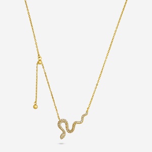 Christian Religious Gold Plated Rhodium Trendy Diamond Link Chain <b>Necklace</b> - Product Image 1