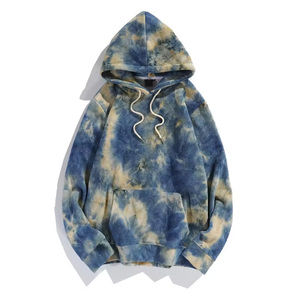 Cotton/Polyester Custom Men's Hoodies Full Print Heavyweight Fleece StreetWear Embroidered Logo Solid Winter Season Plain Dyed - Product Image 4