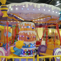Chaise volante Nova Rides à double tension FY-S9 en fibre de verre, manège volant pour enfants en intérieur