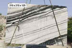 Bloque crudo de mármol blanco Panda de calidad superior para paneles de pared y encimeras de pisos - Product Image 5