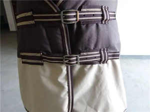 Tapis de cheval d'hiver personnalisables Offre Spéciale Couverture imperméable respirante avec maille de laine Ripstop et garnitures en polaire pour chevaux - Product Image 3