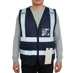 Chaleco de Seguridad de Nuevo Diseño, Nailon y Poliéster, Precio al por Mayor, Chaleco de Alta Visibilidad, Hecho en Pakistán - Product Image 1