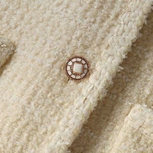 Chaqueta Larga de Mujer, Estilo Vintage, de Alta Calidad, Transpirable, con Botones, para Otoño y Fiestas - Product Image 5