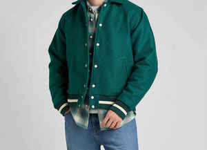 Veste polaire unie respirante fabriquée au Pakistan, haute qualité, pour homme, hiver, vintage, denim, imperméable, extérieur - Product Image 4